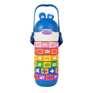 Think & Sip Isolierflasche SipAndSmile Blau